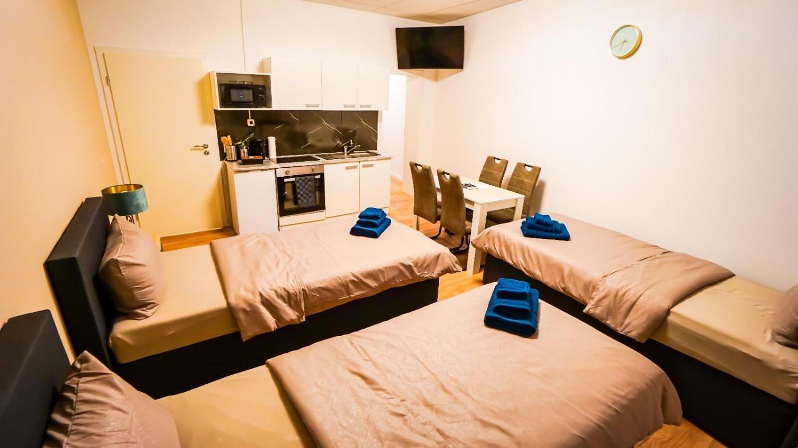 Glow Apartment Magdeburgo Habitación foto